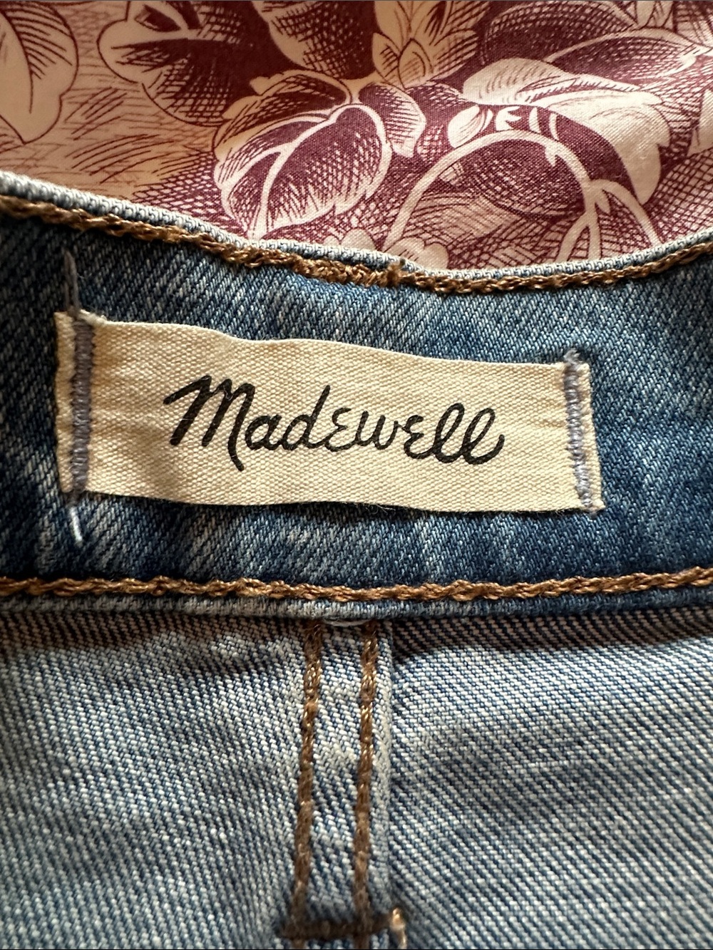 Madewell Blue Denim Cutoff Shorts - Picture 3 of 7